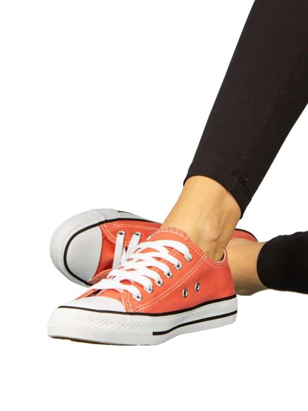 Perto női világos rózsaszin textil teniszcipő