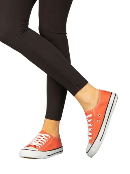 Perto női világos rózsaszin textil teniszcipő