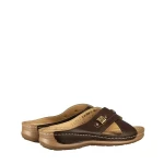 Senary női barna színű lapos műbőr cipő