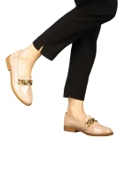 Sclini rózsaszin műbőr női mokaszin