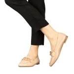 Neka rózsaszin színű műbőr női mokaszin