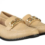 Laith bézs női műbőr mokaszin