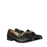 Laith fekete női műbőr mokaszin
