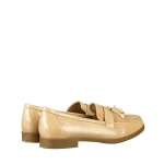 Simy női bézs színű műbőr mokaszin