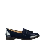 Simy női kék színű műbőr mokaszin