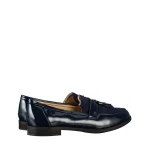 Simy női kék színű műbőr mokaszin