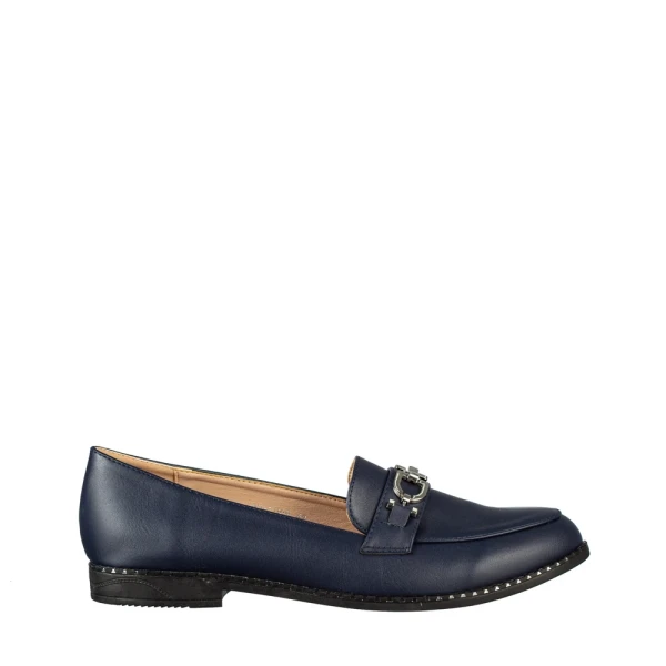 Hogan női kék műbőr mokaszin