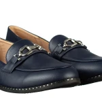 Hogan női kék műbőr mokaszin