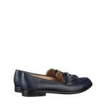 Hogan női kék műbőr mokaszin