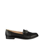 Hogan női fekete műbőr mokaszin