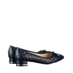 Grece női magassarkú kék cipő