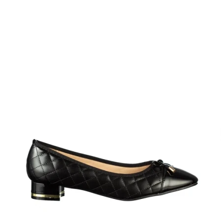 Grece női magassarkú fekete cipő