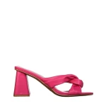 Zoelle rózsaszín, műbőr női papucs sarokkal