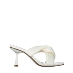 Berta fehér műbőr női papucs