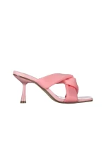 Berta rózsaszín műbőr női papucs