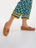Addison camel, műbőr női mokaszin