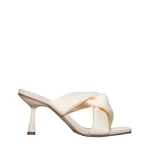 Berta bézs műbőr női papucs