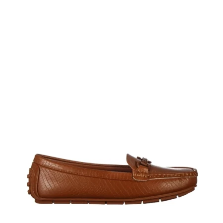 Cecil camel, műbőr női mokaszin