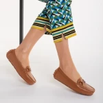 Cecil camel, műbőr női mokaszin