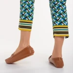 Cecil camel, műbőr női mokaszin