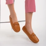 Ariella camel, műbőr női mokaszin