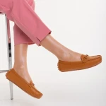 Ariella camel, műbőr női mokaszin
