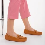 Ariella camel, műbőr női mokaszin