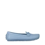 Ariella kék, műbőr női mokaszin
