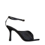 Zuleika fekete, műbőr női szandál