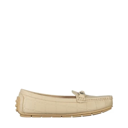 Ariella bézs, műbőr női mokaszin