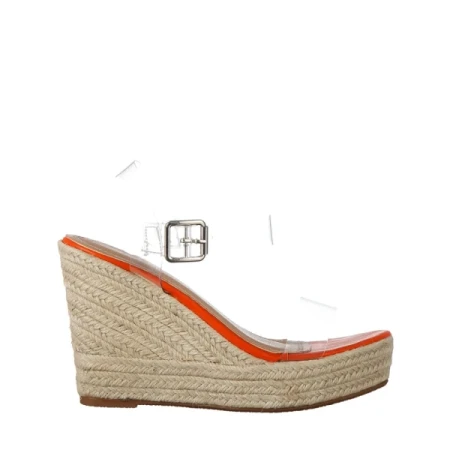 Yumma narancssárga, műbőr női szandál