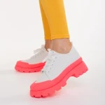 Colette fehér és rózsaszín, textil anyagból készült női tornacipő