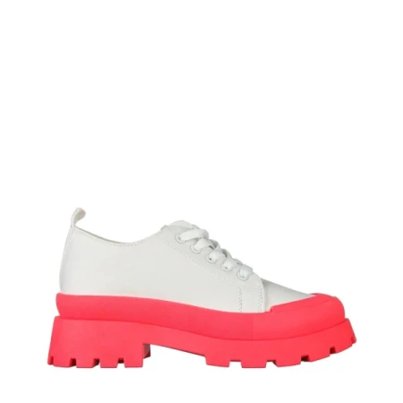 Colette fehér és rózsaszín, textil anyagból készült női tornacipő