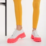 Colette fehér és rózsaszín, textil anyagból készült női tornacipő