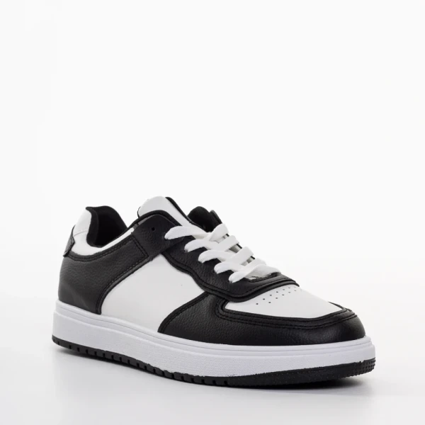 Zhuri fekete, műbőr női sportcipő