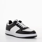 Zhuri fekete, műbőr női sportcipő