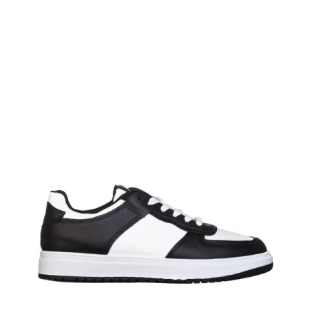 Zhuri fekete, műbőr női sportcipő