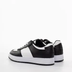 Zhuri fekete, műbőr női sportcipő