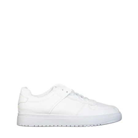 Zhuri fehér, műbőr női sportcipő