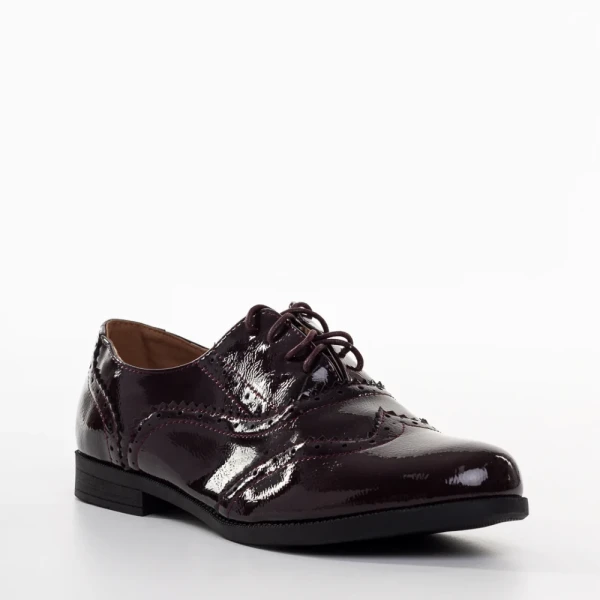 Neha piros, műbőr női mokaszin