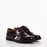 Neha piros, műbőr női mokaszin