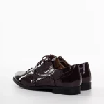 Neha piros, műbőr női mokaszin