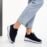 Eryla kék női sportcipő, textil anyagból