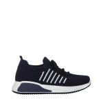 Biriza kék női sportcipő textil anyagból