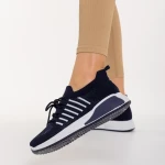 Biriza kék női sportcipő textil anyagból