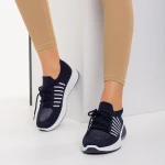 Biriza kék női sportcipő textil anyagból