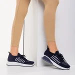 Biriza kék női sportcipő textil anyagból