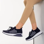 Biriza kék női sportcipő textil anyagból