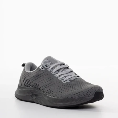 Bendi szürke férfi sportcipő, textil anyagból