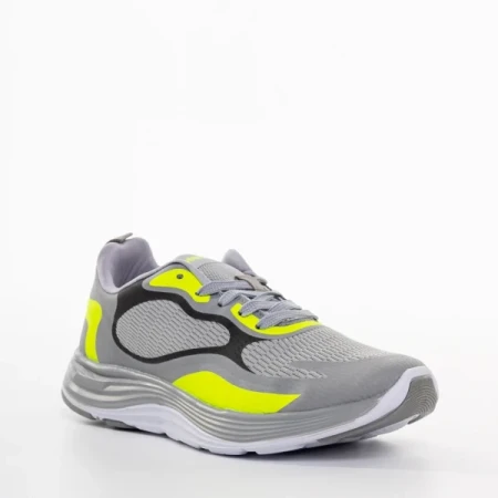 Raimond szürke férfi sportcipő, műbőrből és textil anyagból